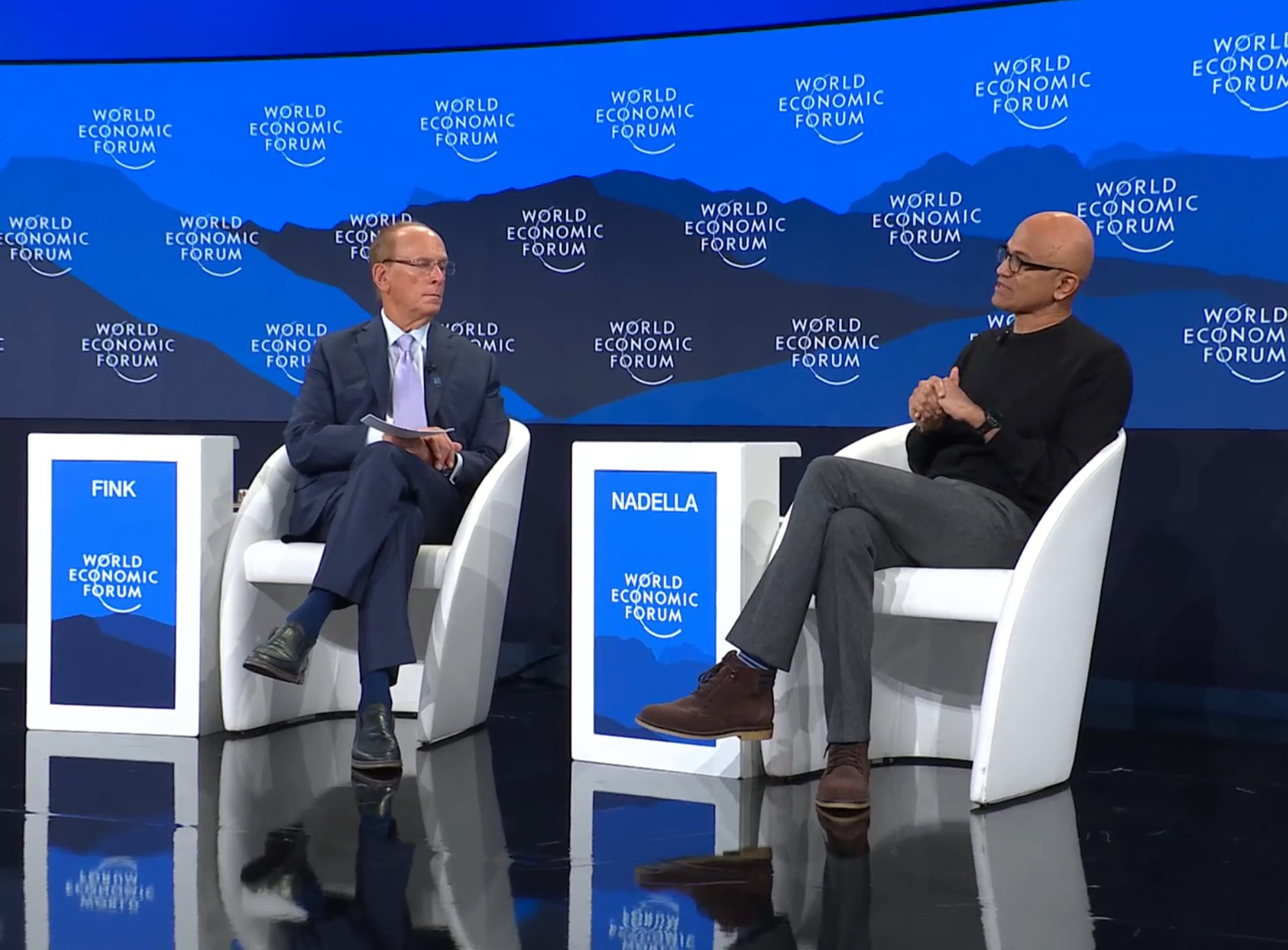 How AI Rewrites Global Competitiveness: An Interview with Satya Nadella, CEO of Microsoft, at WEF Davos 2026