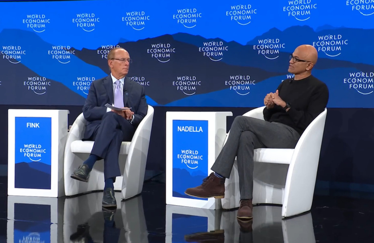 How AI Rewrites Global Competitiveness: An Interview with Satya Nadella, CEO of Microsoft, at WEF Davos 2026